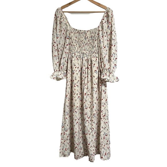 Dresses & Skirts - Cottage Core Floral Midi Dress